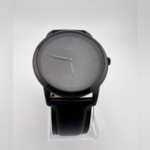 Fossil Minimalist Men's Watch with Leather Band FS5447
